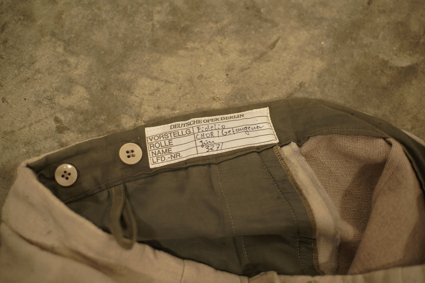 Berlin Opera House Costume 1970s Cropped Plus Four Style Trousers