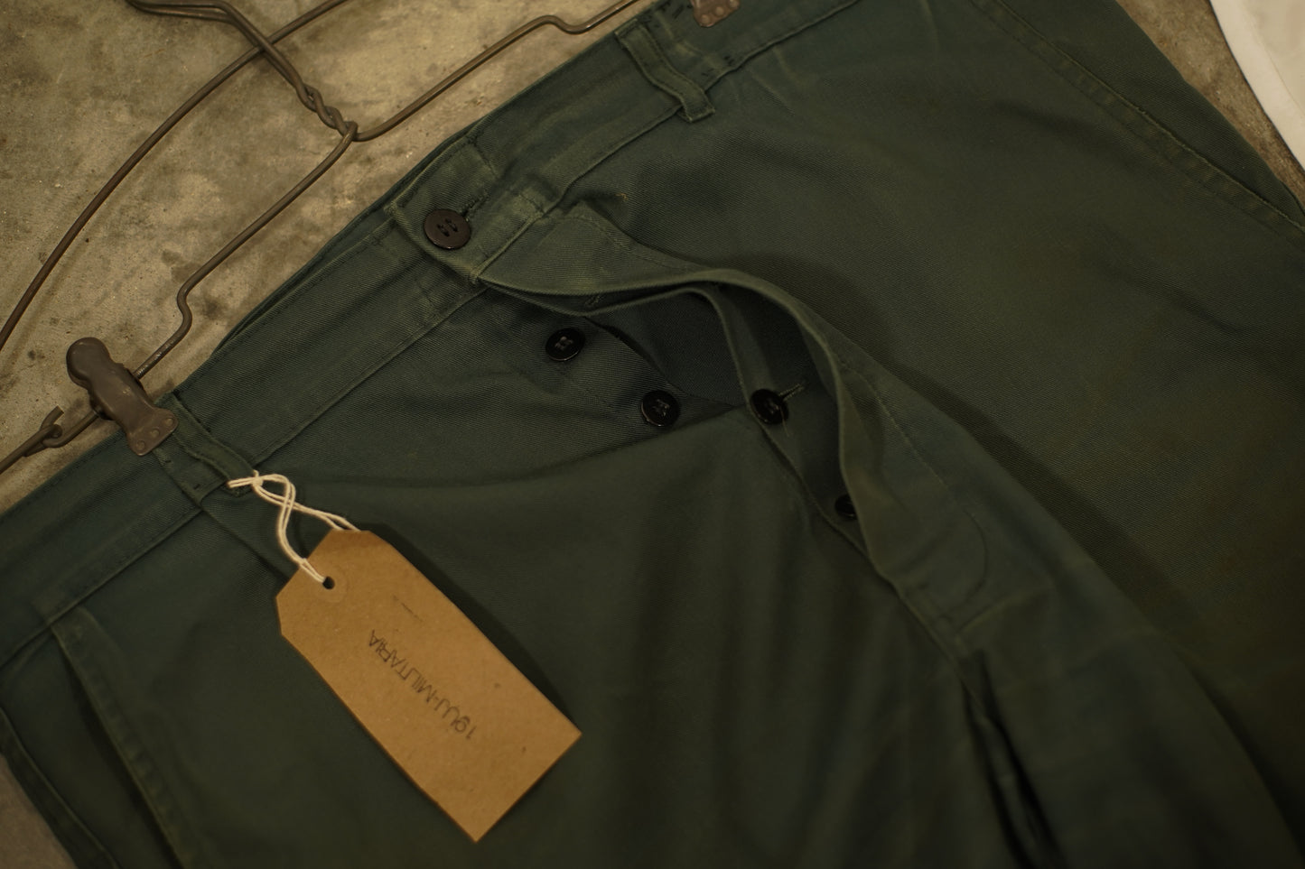 Faded 1970s French Workwear Trousers