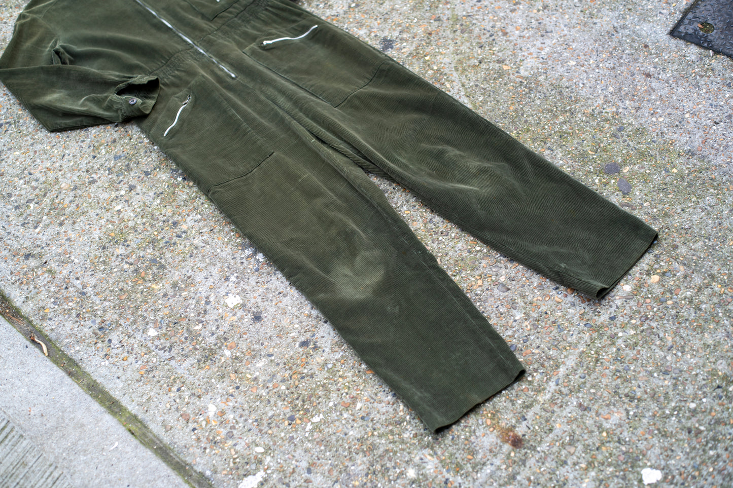 British 1970s Corduroy Overalls