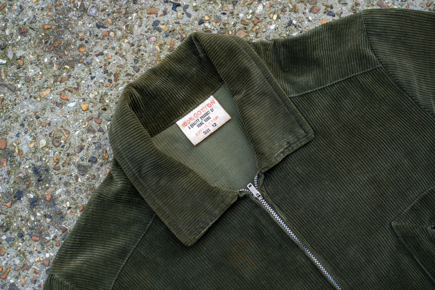 British 1970s Corduroy Overalls