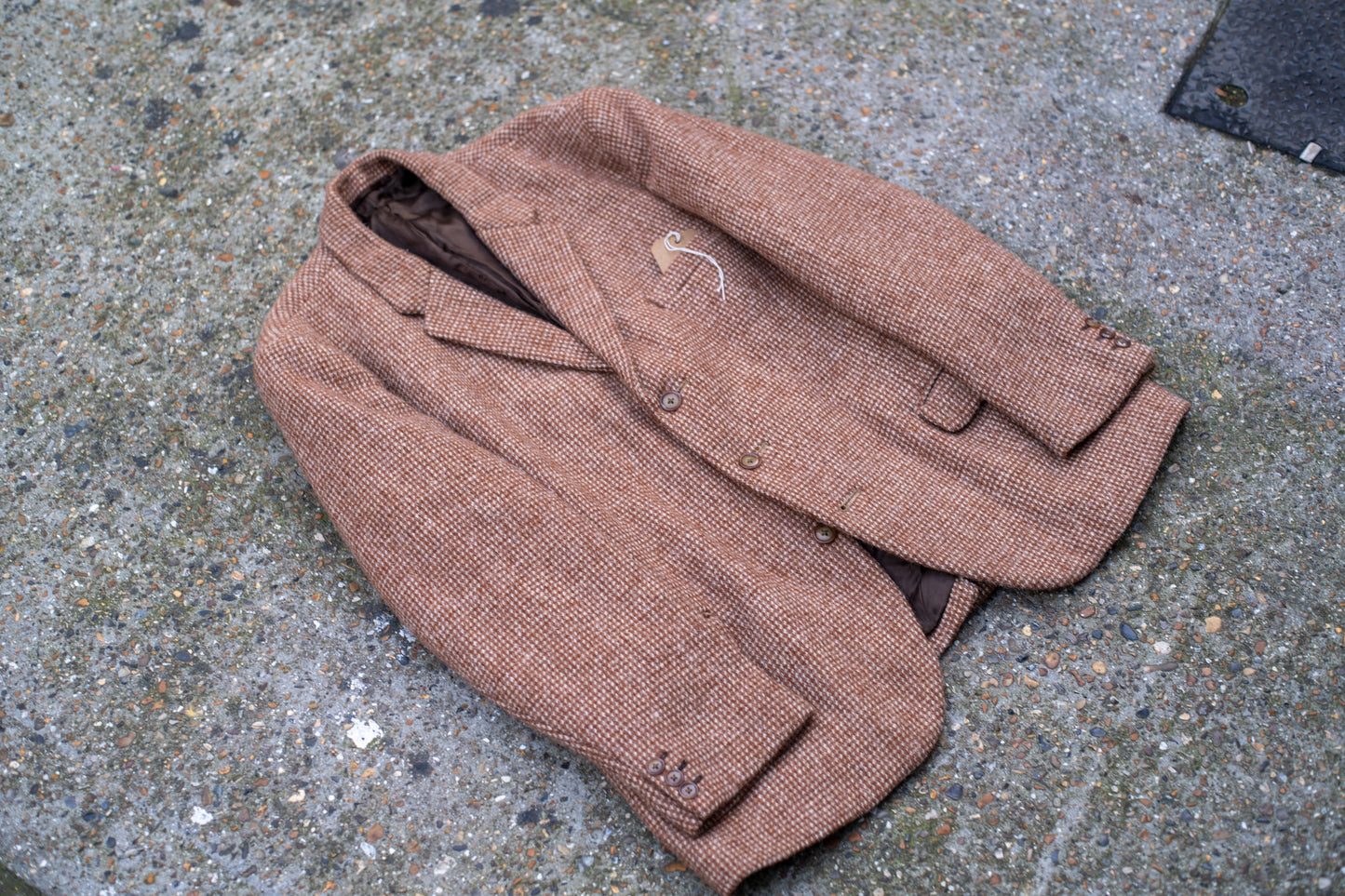 British 1950s Ginger Tweed Blazer