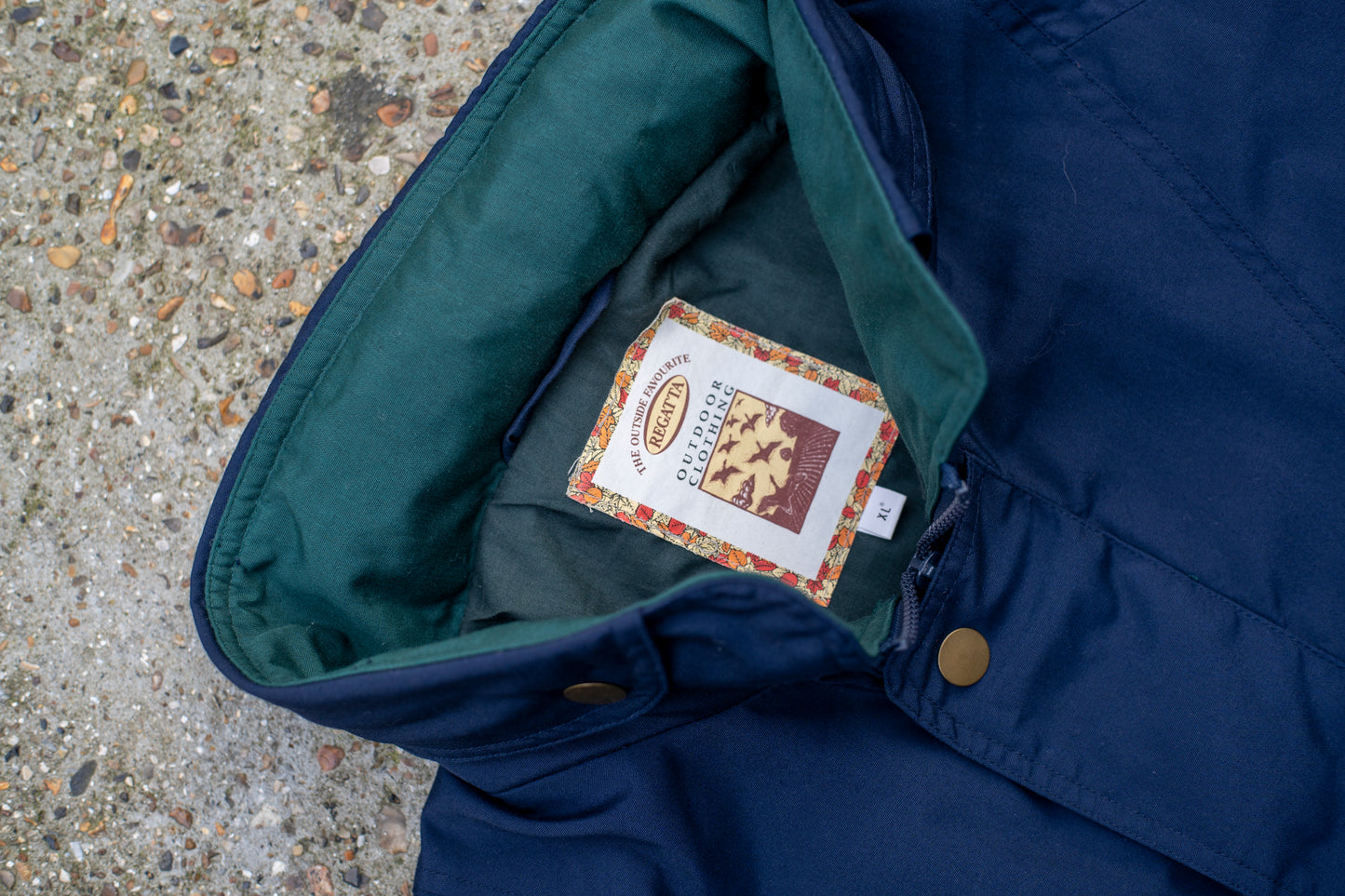 British 1980s Cropped Packaway Hood Technical Jacket