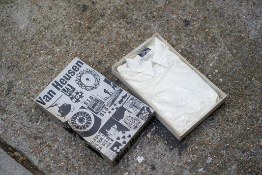 Deadstock 1970s Shirt In Graphic Box By Van Heusen