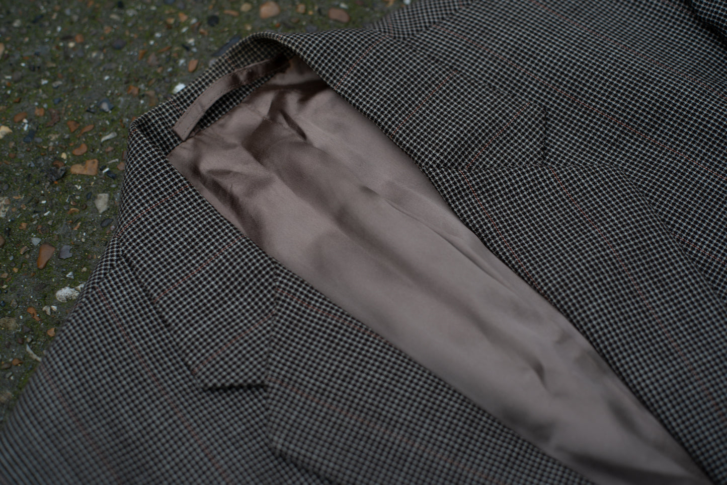 British Orange Pinstripe 1950s Tailor Made Blazer