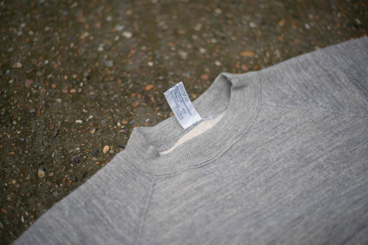 British 1970s Deadstock Raglan Crewneck 100% Cotton