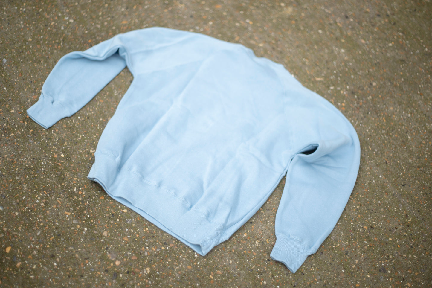 British 1970s Deadstock Raglan Crewneck 100% Cotton