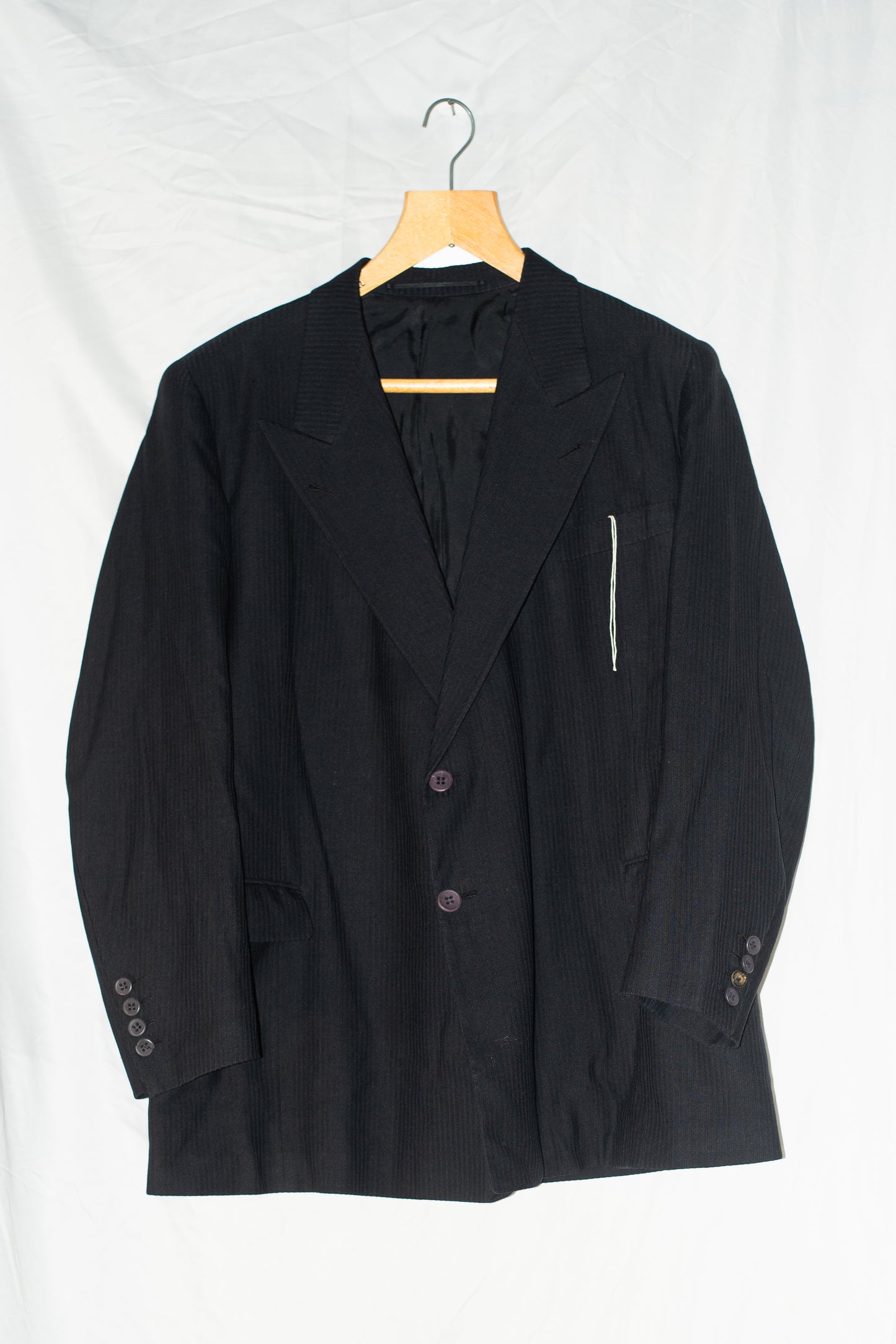 German Single Breasted 1940s Peak Lapel Blazer