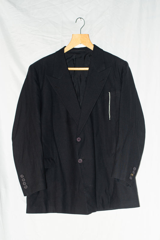 German Single Breasted 1940s Peak Lapel Blazer
