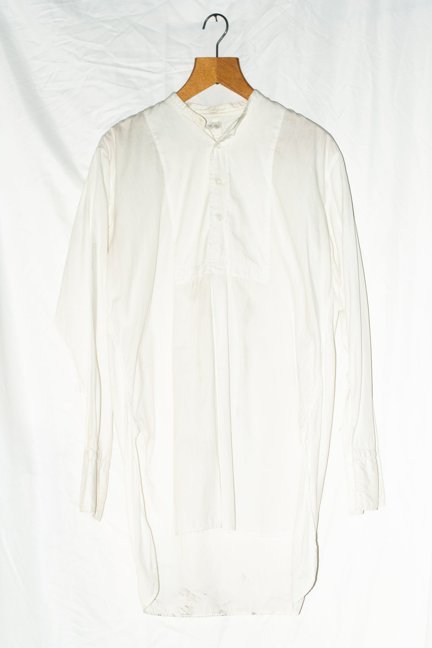 Rare CC41 1940s Linen Weave Cotton Shirt