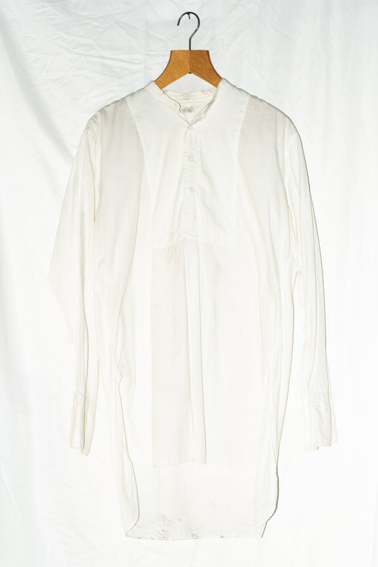 Rare CC41 1940s Linen Weave Cotton Shirt
