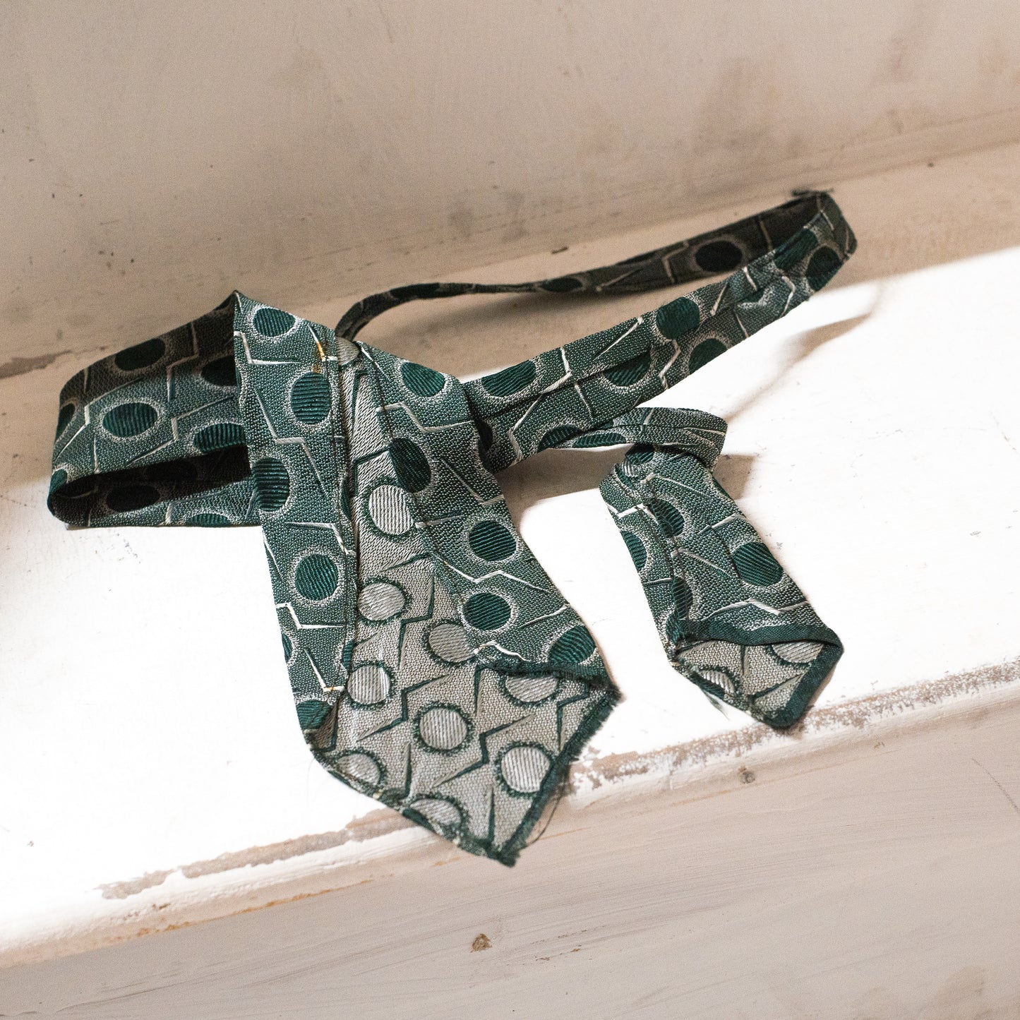 Geometric 1930s Art Deco Necktie