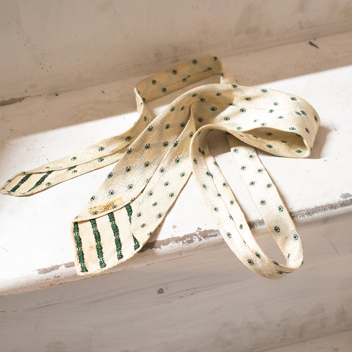 European 1930s Rayon Necktie