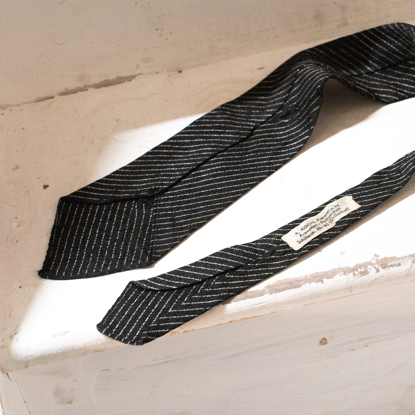 Thrashed German 1930s Necktie