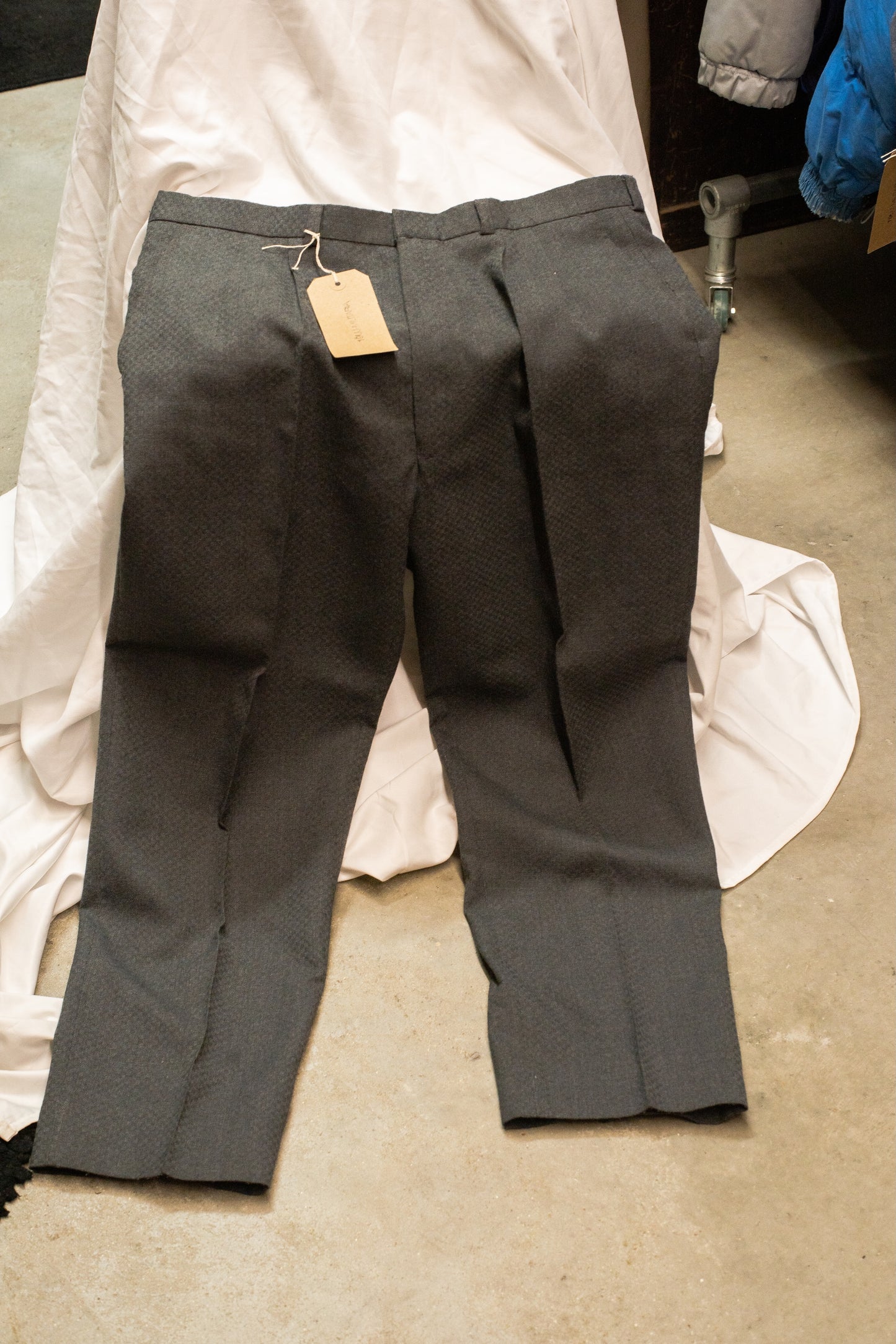 1970s Textural Suit Trousers