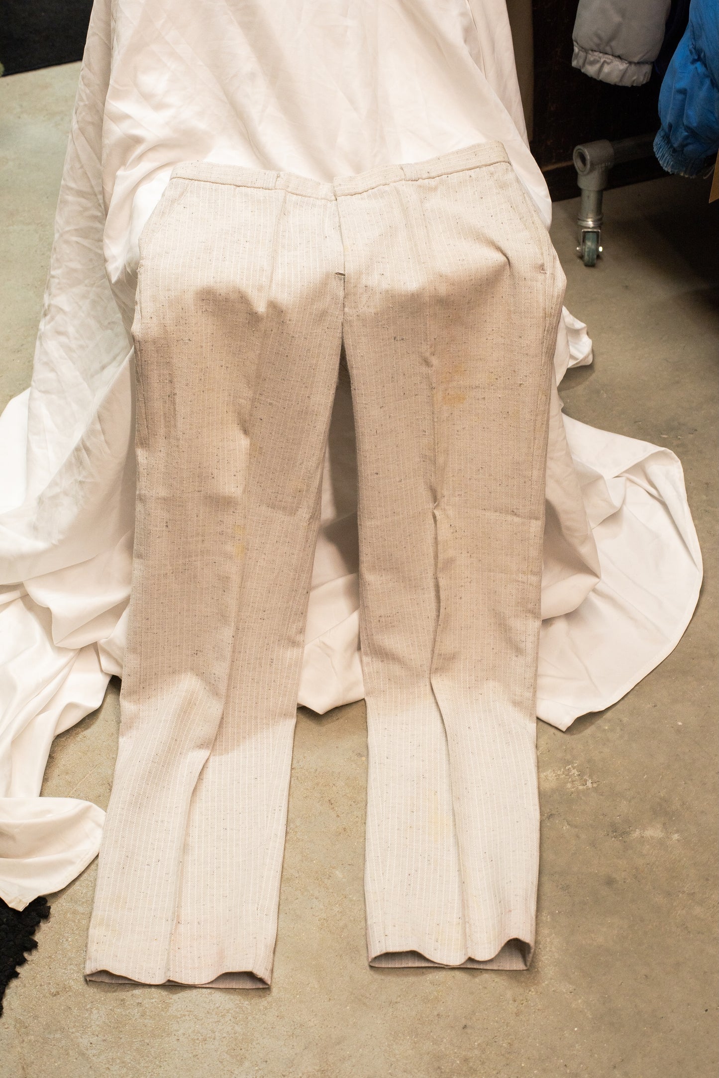 Gusset Crotch Costume Altered 1970s Trousers