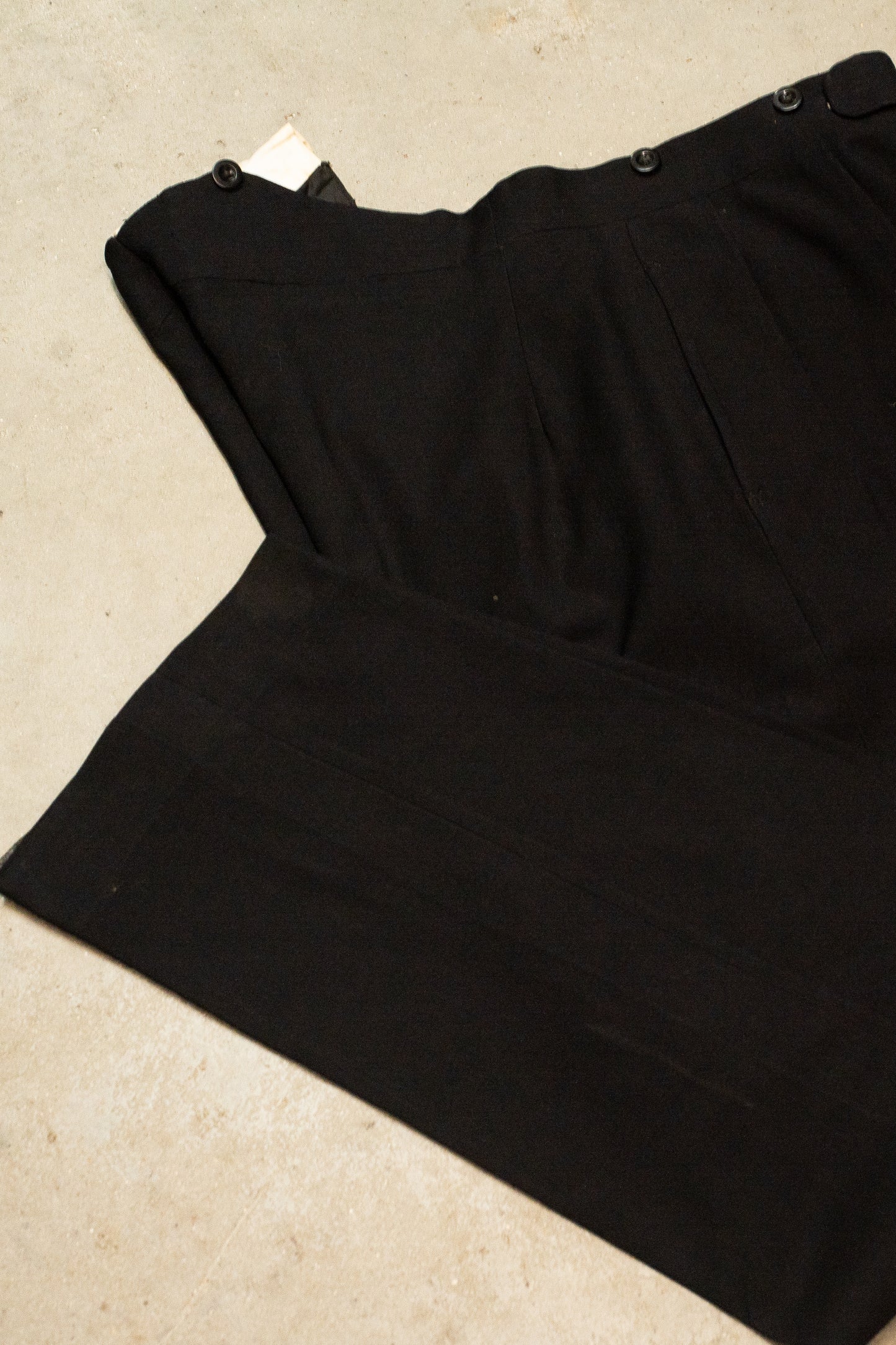 1930s Fishtail Spring Weight Suit Trousers