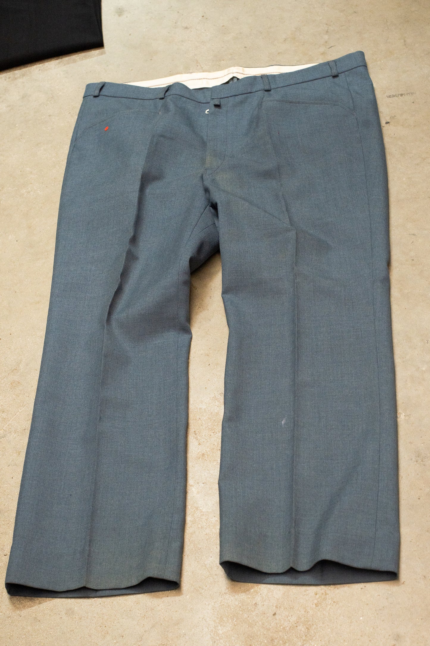 1970s Sword Zipper Detail Western Pocket Trousers