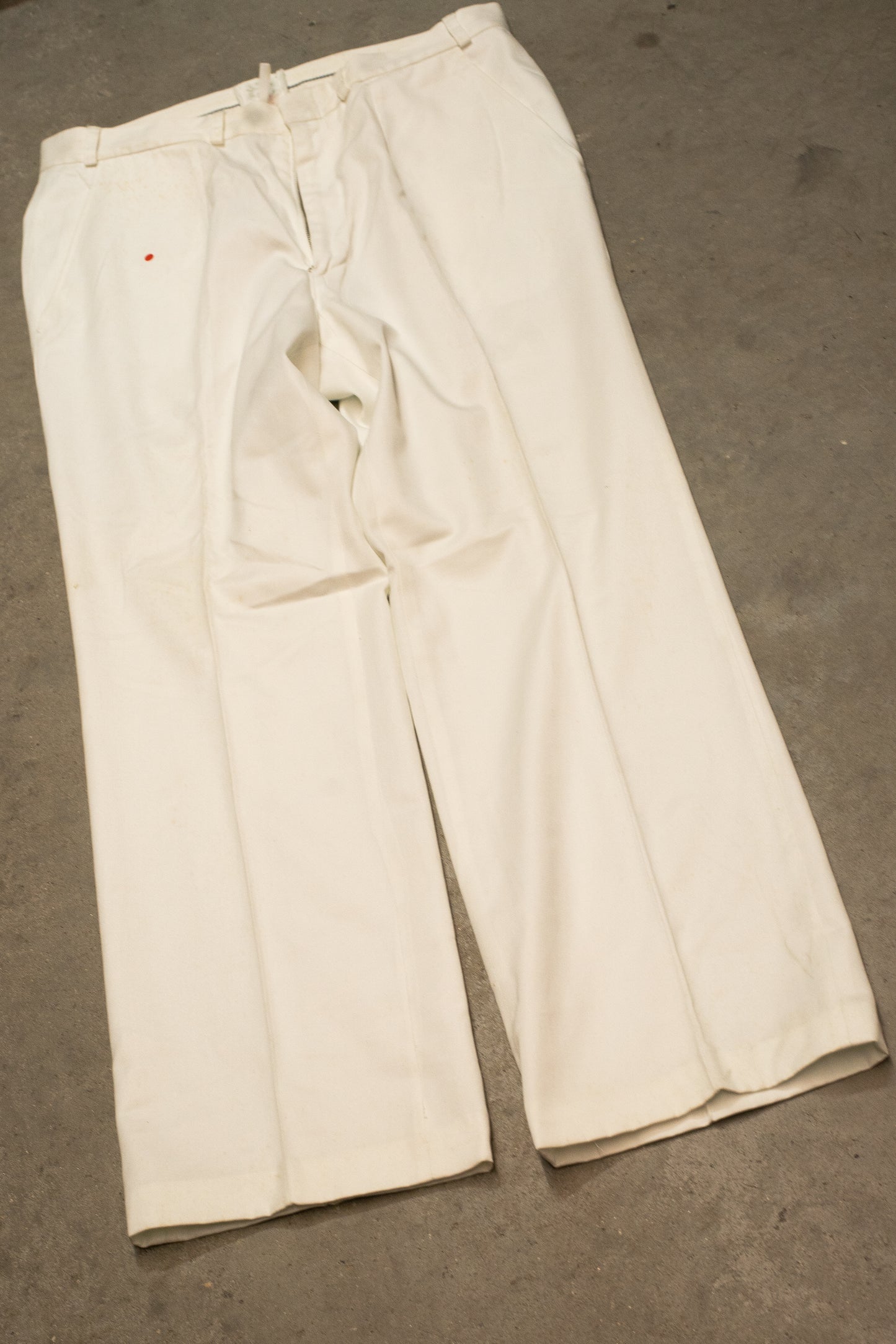 1960s wide leg naval trousers