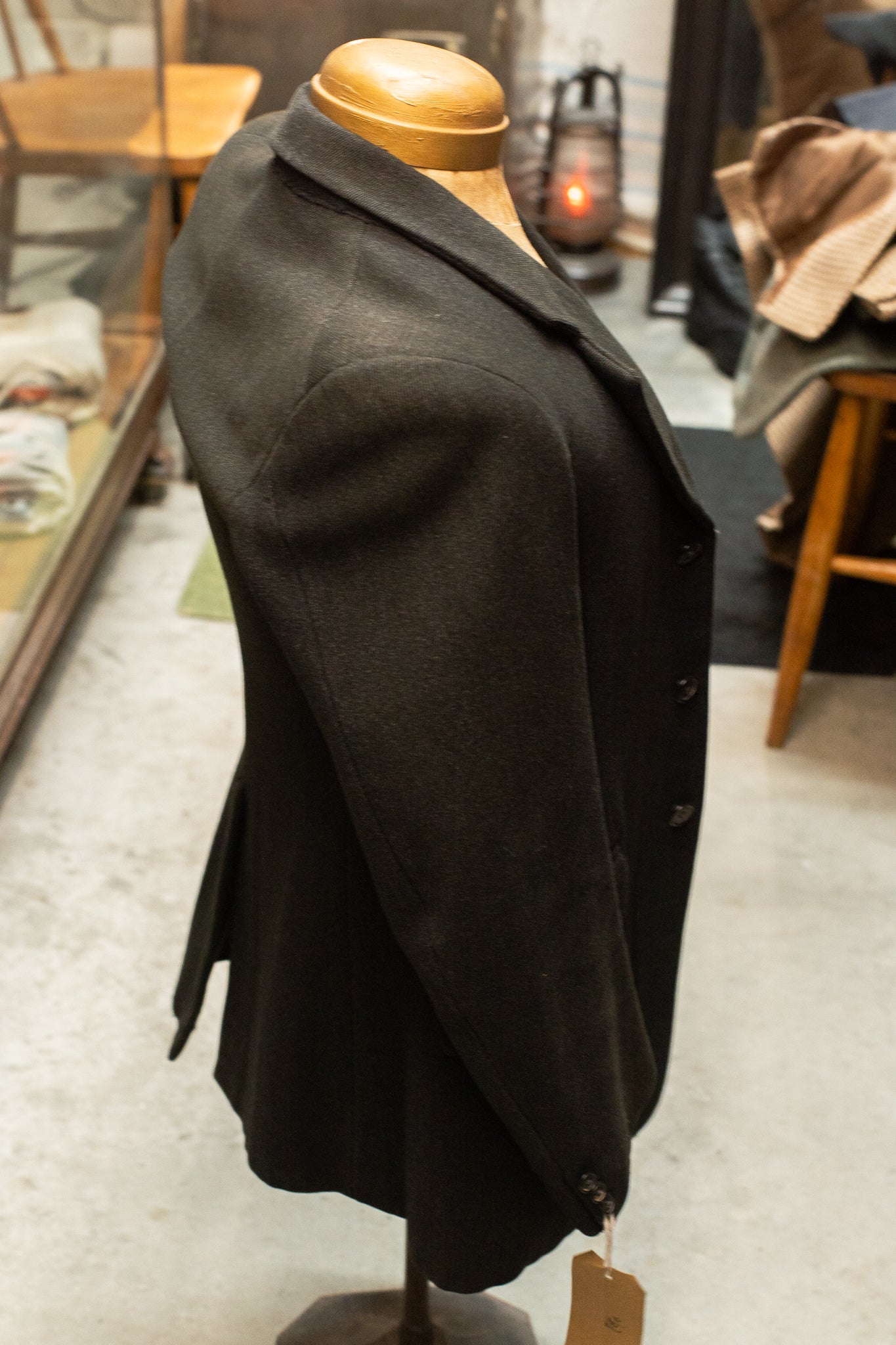 British 1930s Whipcord Hacking Jacket Raglan Lapels