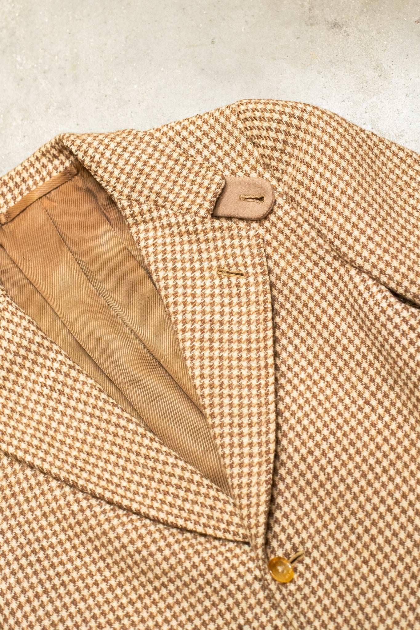 1920s Thrashed & Distressed Storm Vent blazer By Huntsman Savile Row
