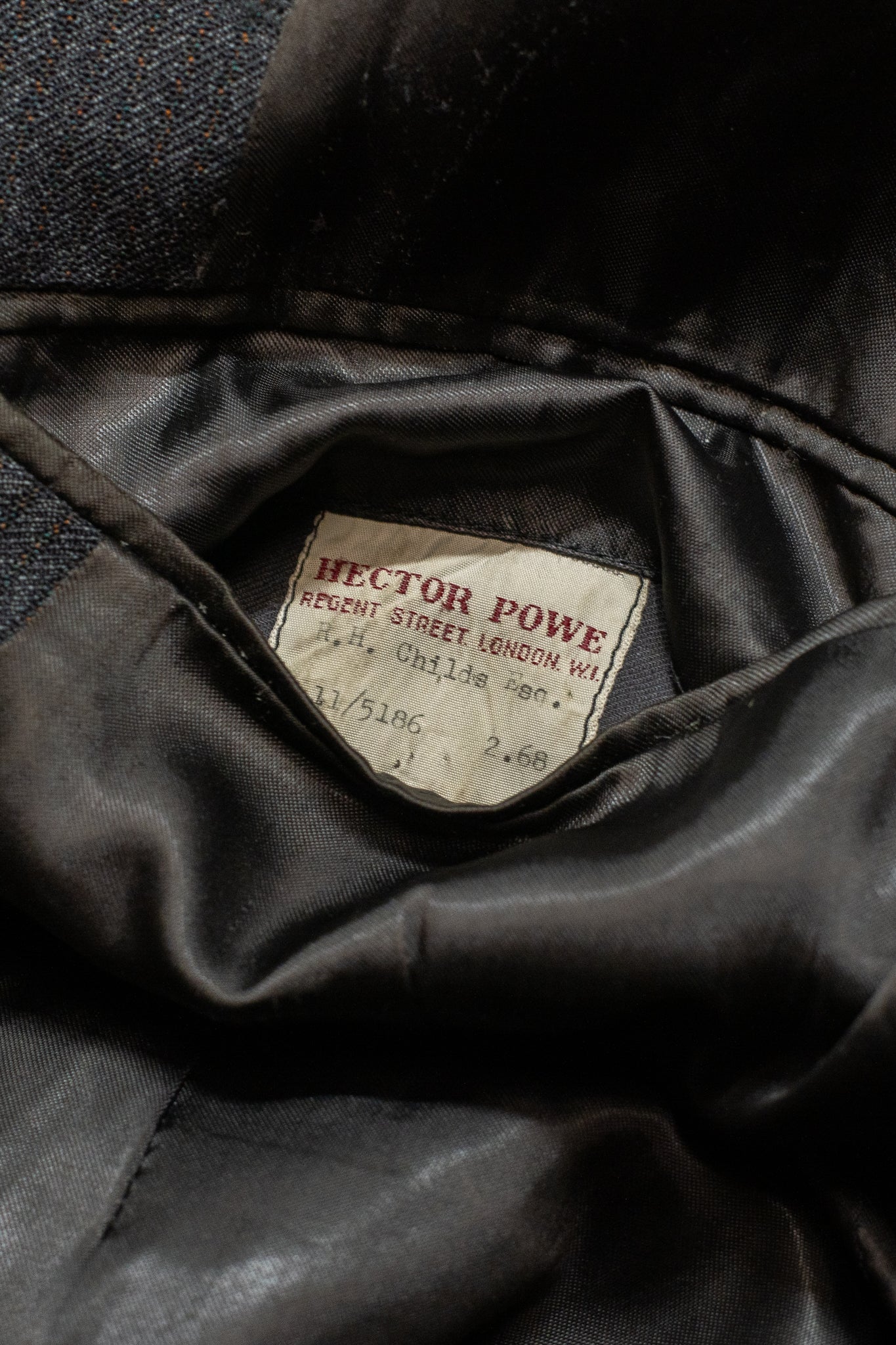 1940s Cut Scab Darned Suit Dated 1968 By Hector Powe