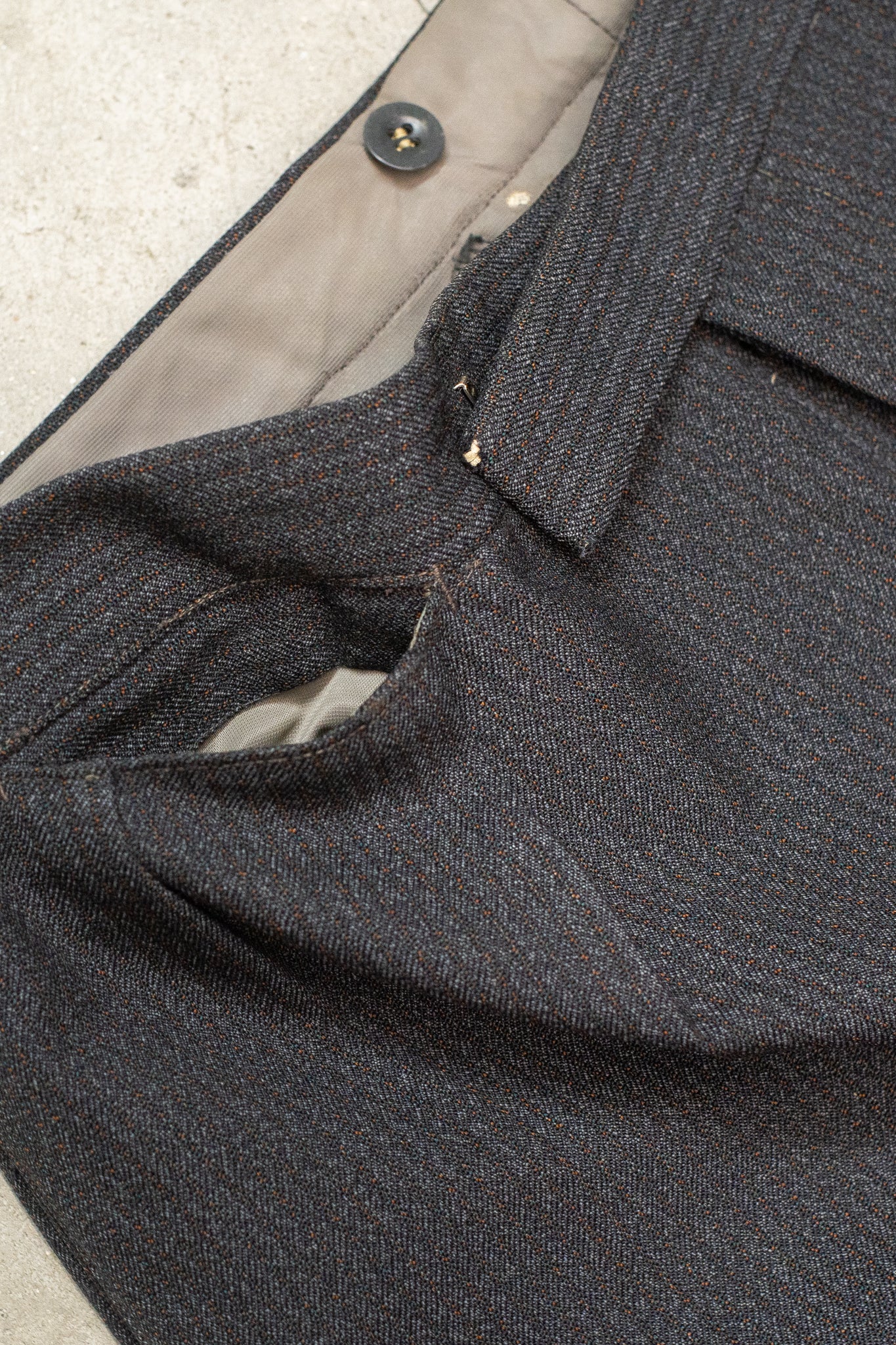 1940s Cut Scab Darned Suit Dated 1968 By Hector Powe