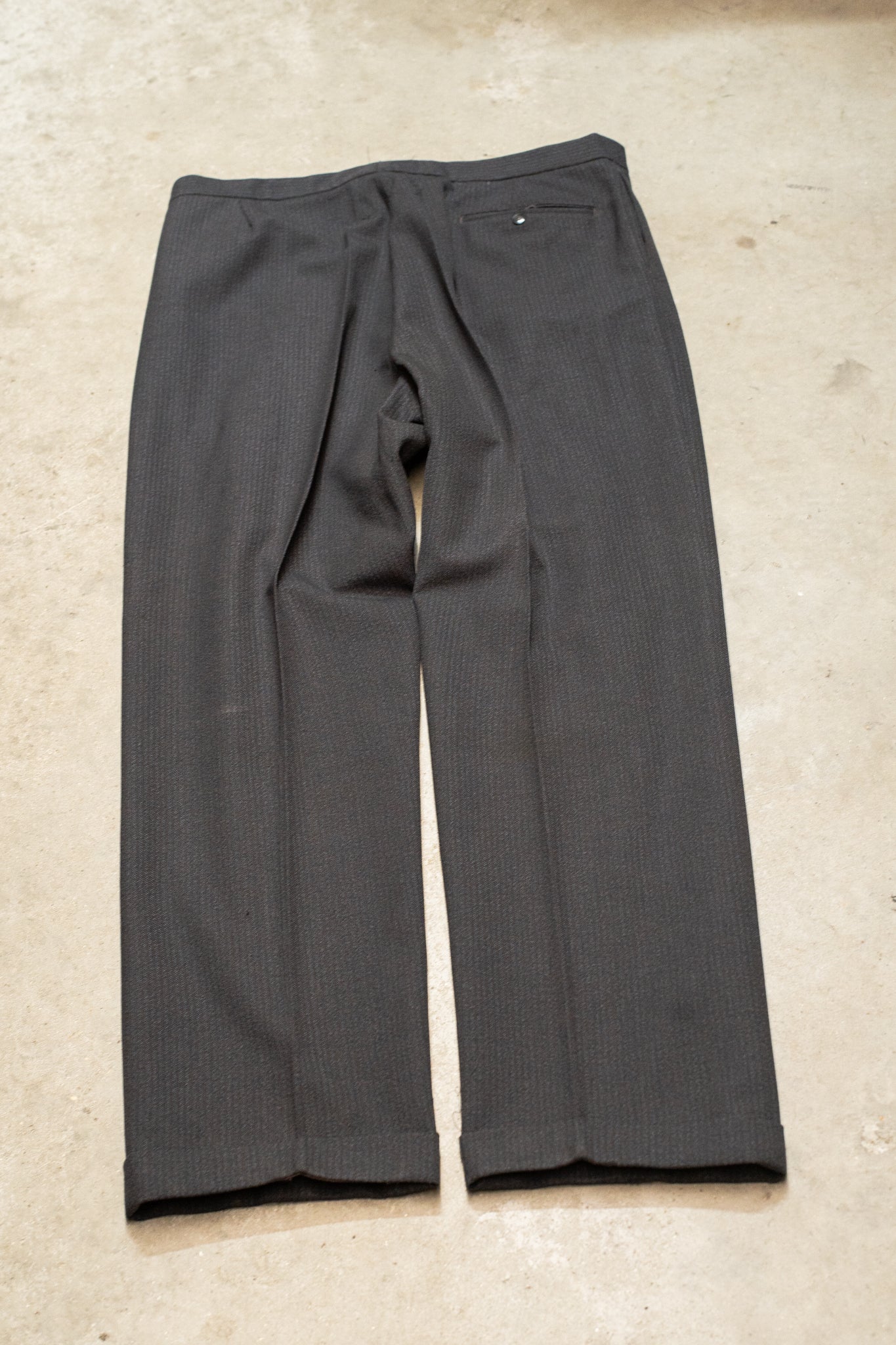 1940s Cut Scab Darned Suit Dated 1968 By Hector Powe