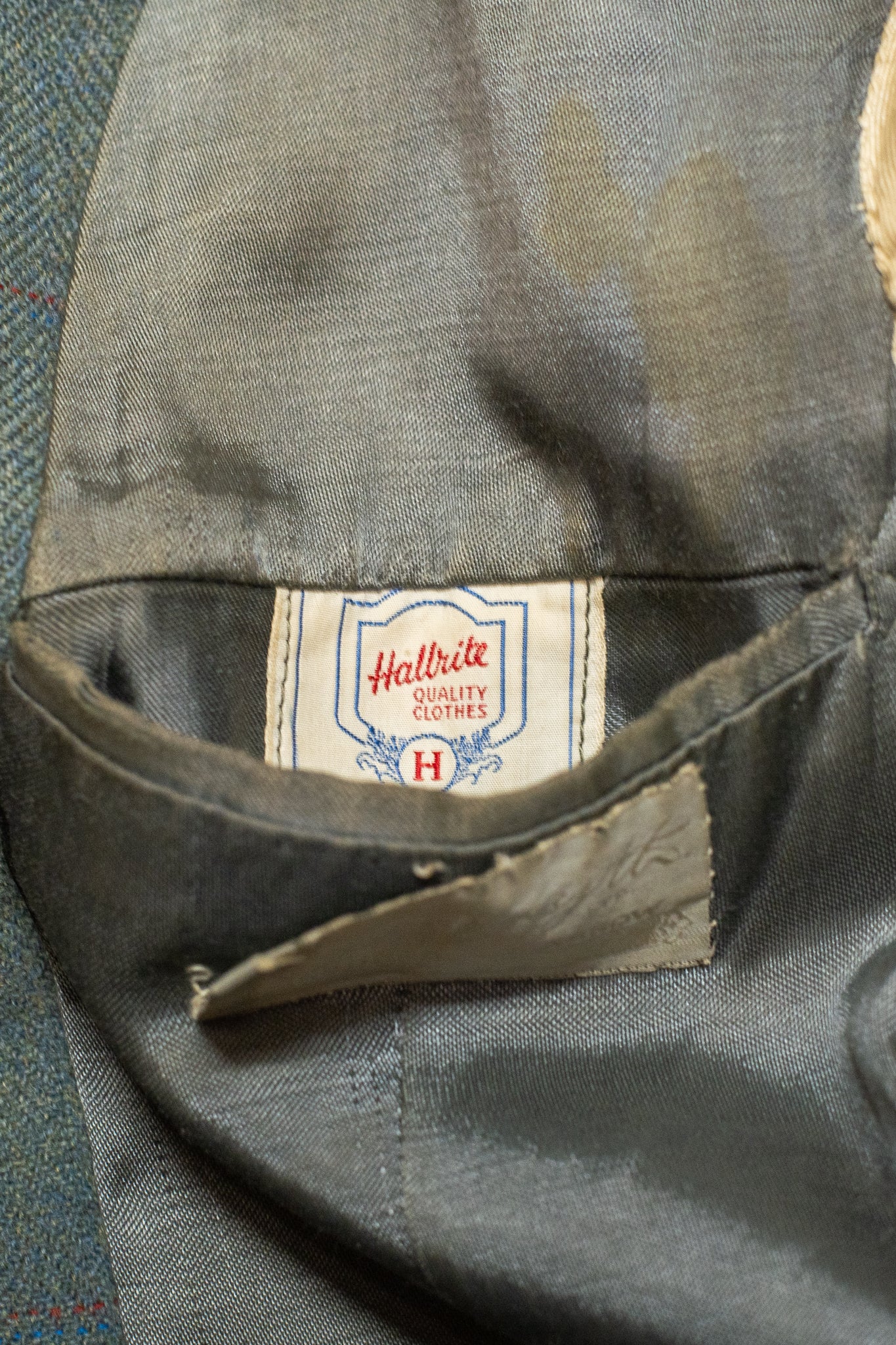 CC41 1940s Two Piece Scottish Kilt Suit Set In Windowpane Tweed