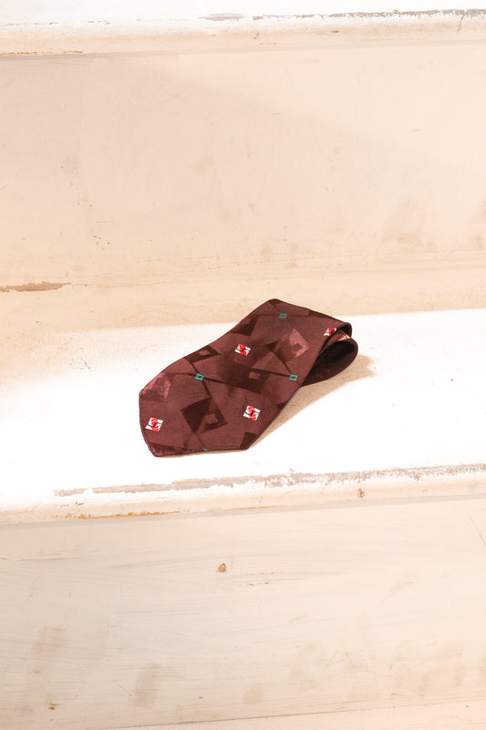 Rare Euro 1930s Crazy Deco Tie