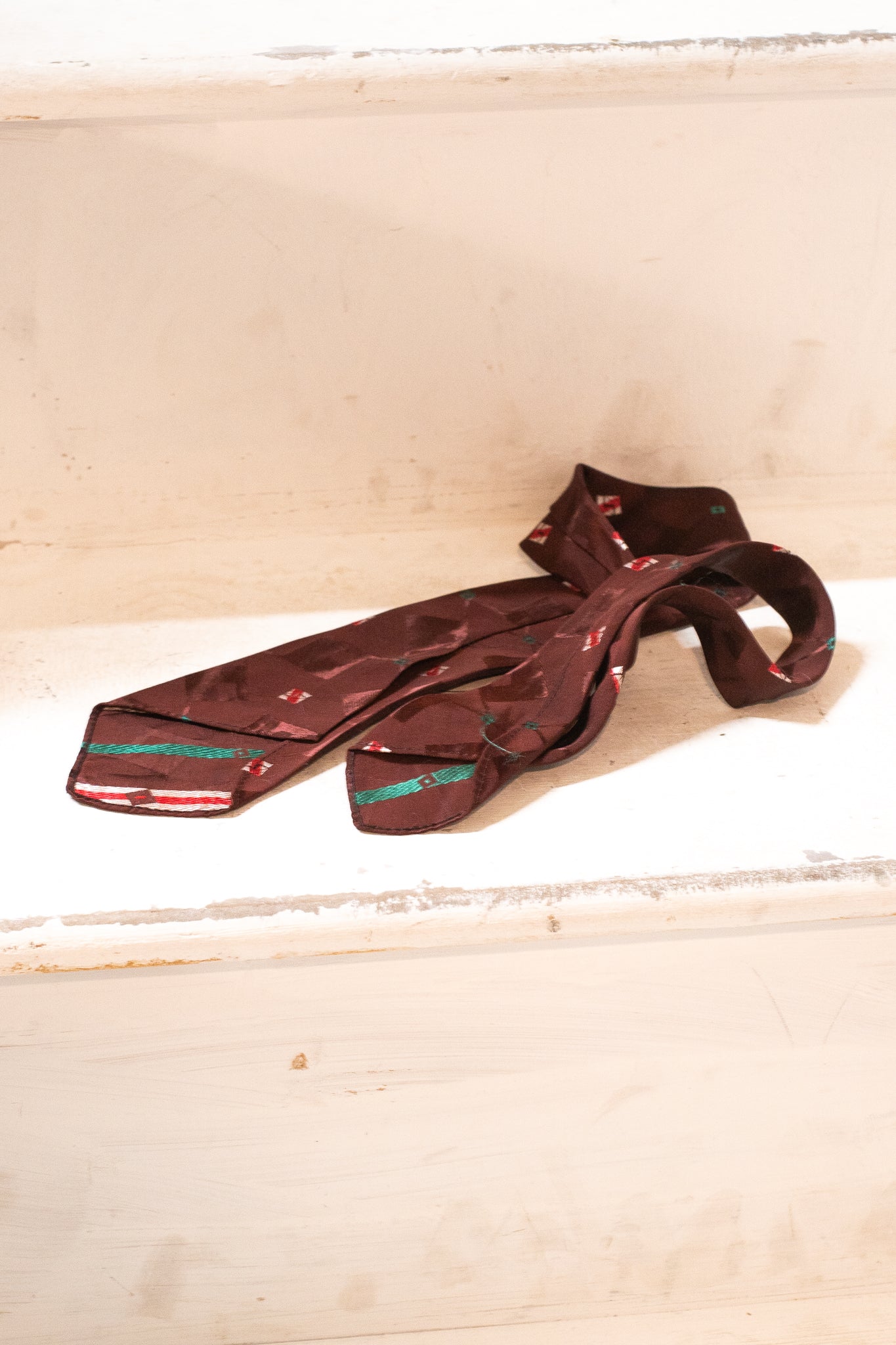 Rare Euro 1930s Crazy Deco Tie