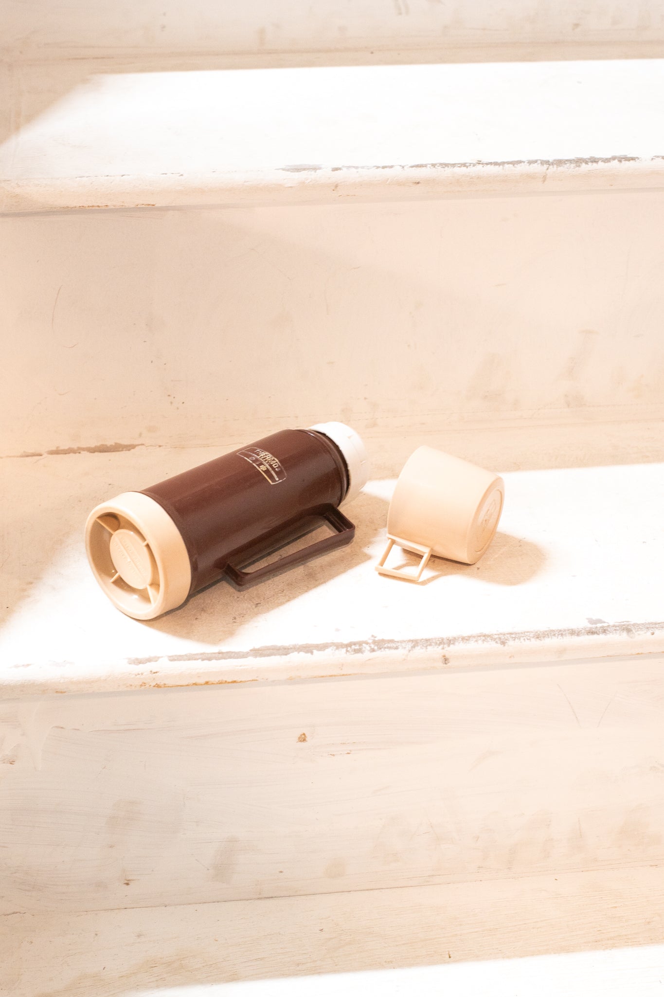 British 1970s Ramblers Thermos Cup (Useable for drinking)