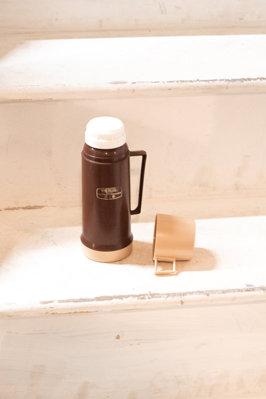 British 1970s Ramblers Thermos Cup (Useable for drinking)
