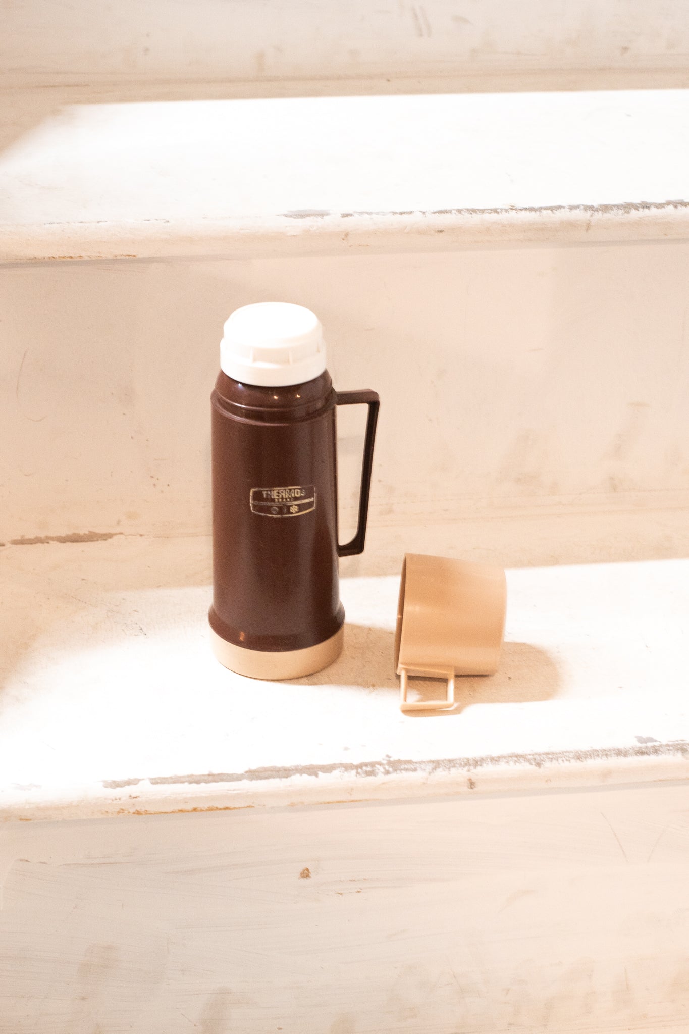 British 1970s Ramblers Thermos Cup (Useable for drinking)