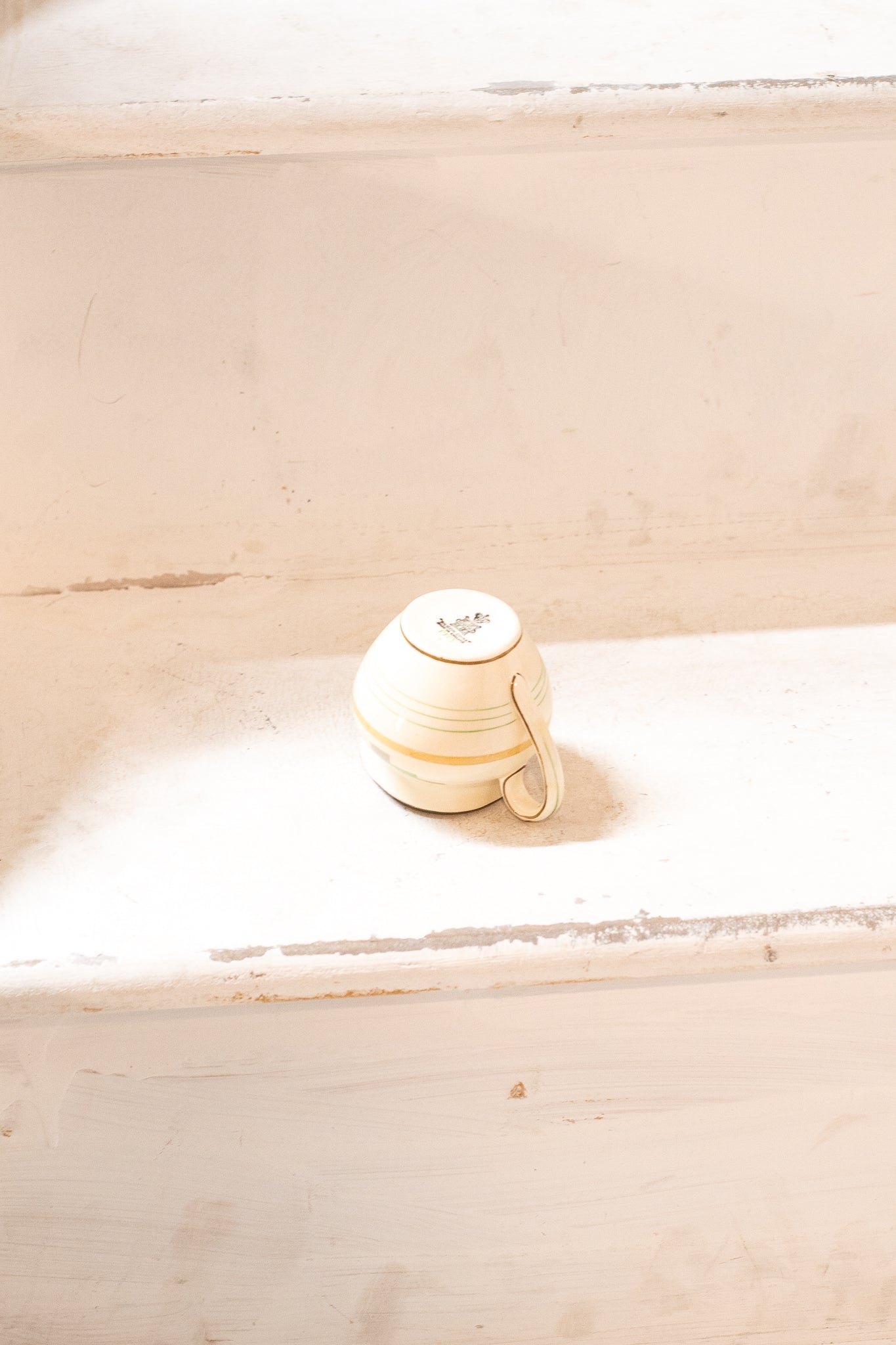 British 1930s Art Deco Milk Tea Set Jug By Booths LTD