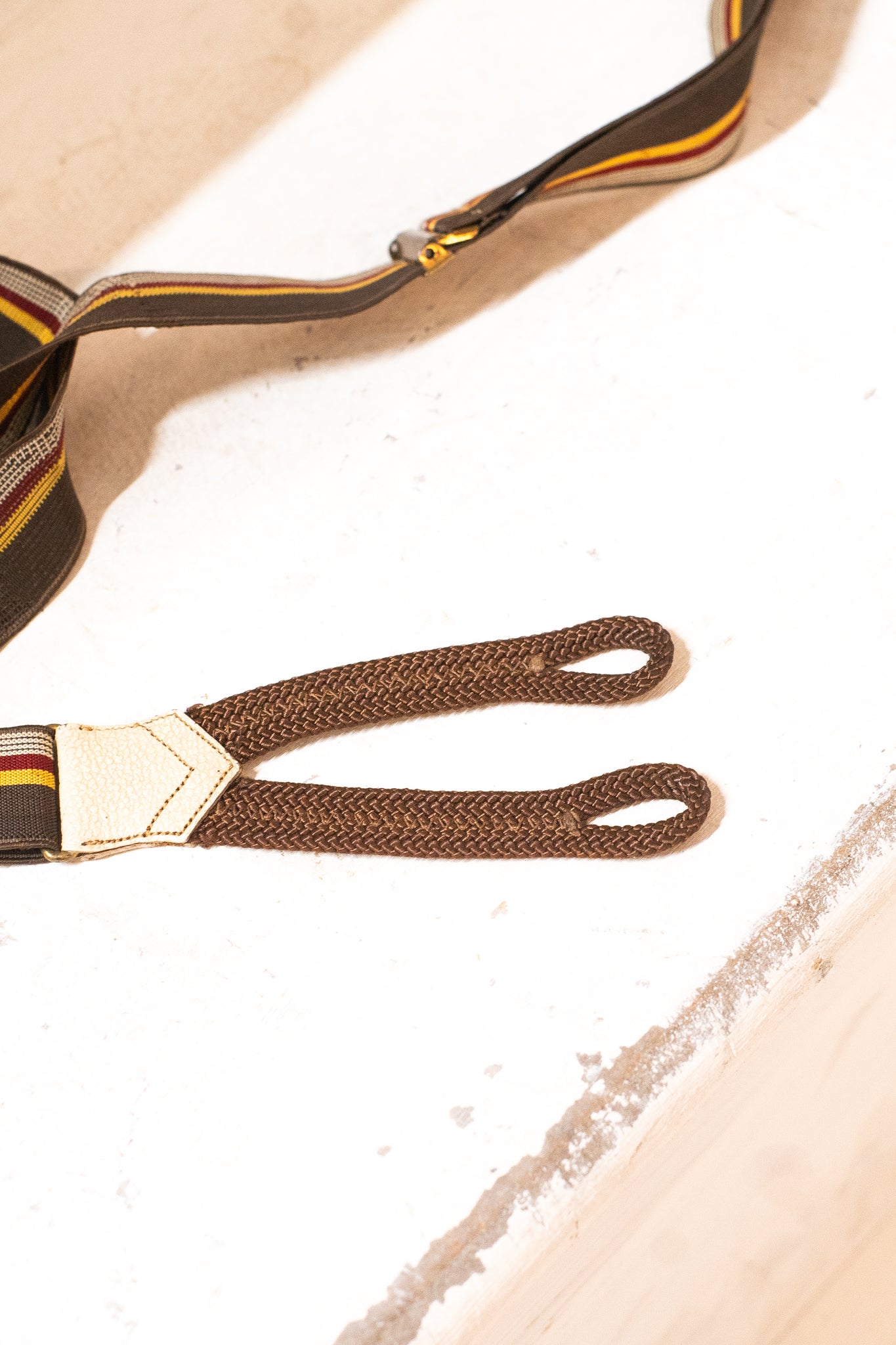 CC41 Stamped 1940s Gents Suspender Braces By Quanson