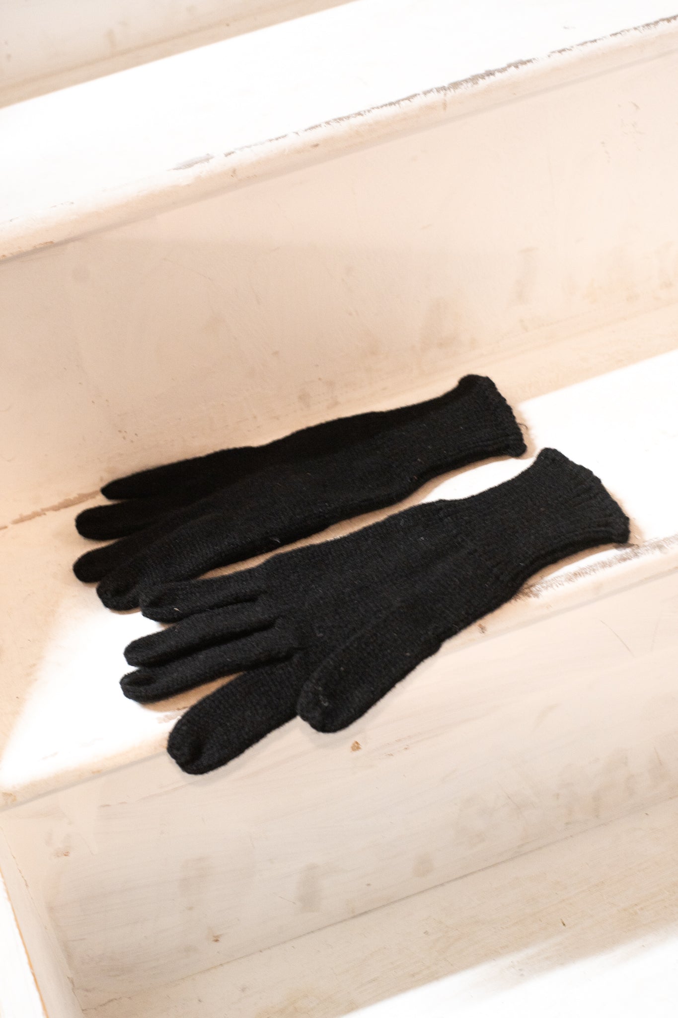 British CC41 Labelled Woolen Black Gloves
