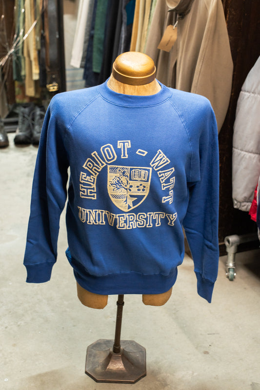 Deadstock 1970s Made In England University Sweater