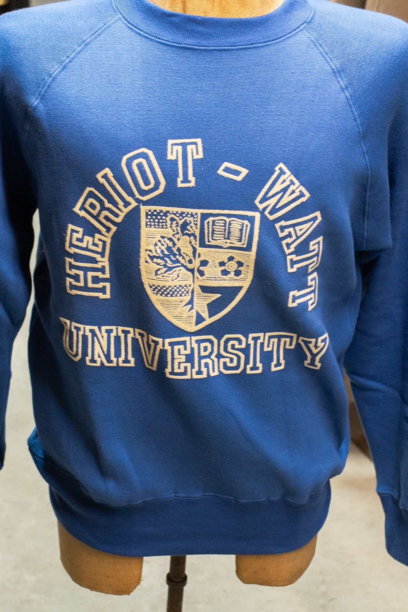 Deadstock 1970s Made In England University Sweater