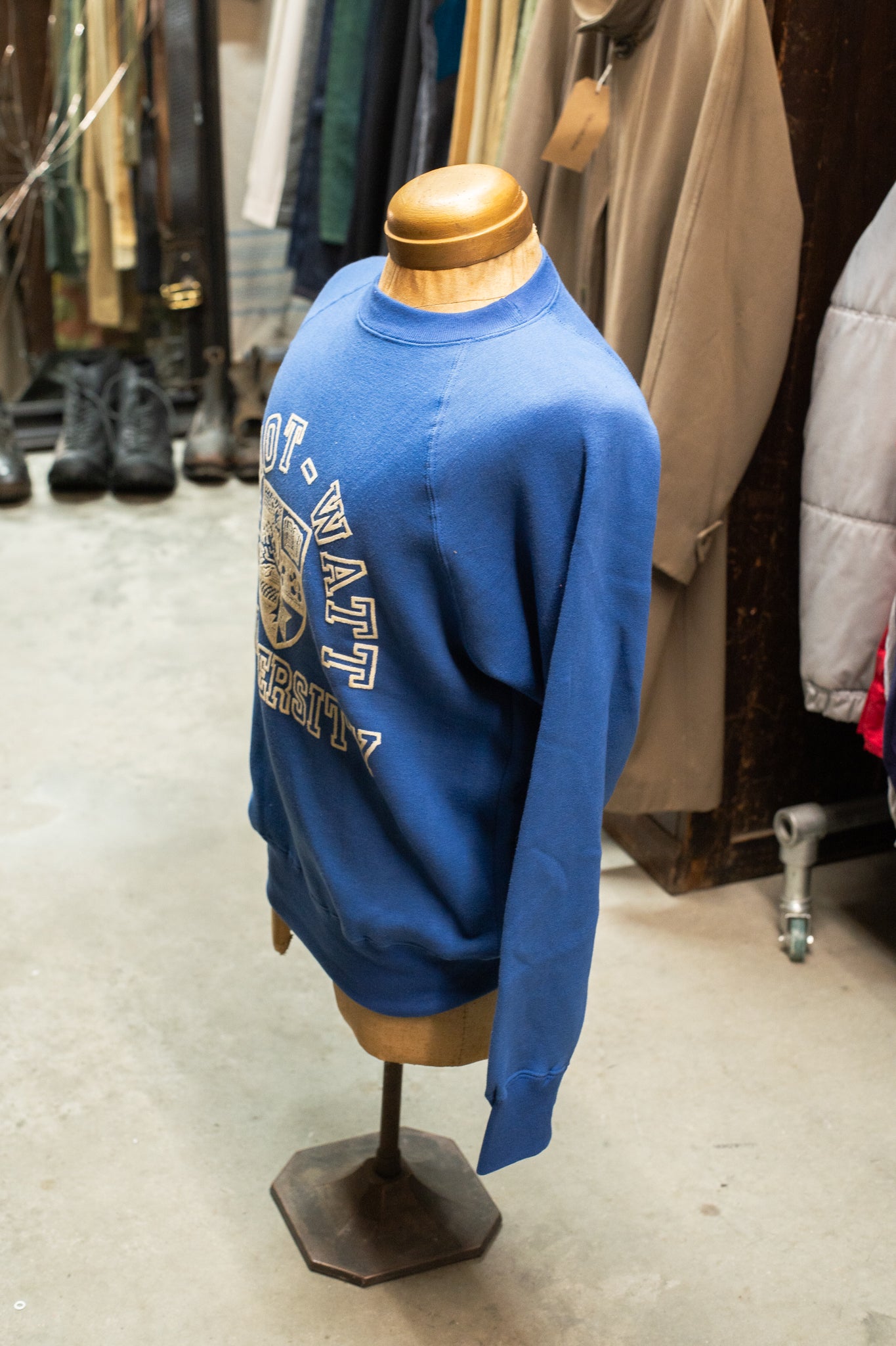 Deadstock 1970s Made In England University Sweater