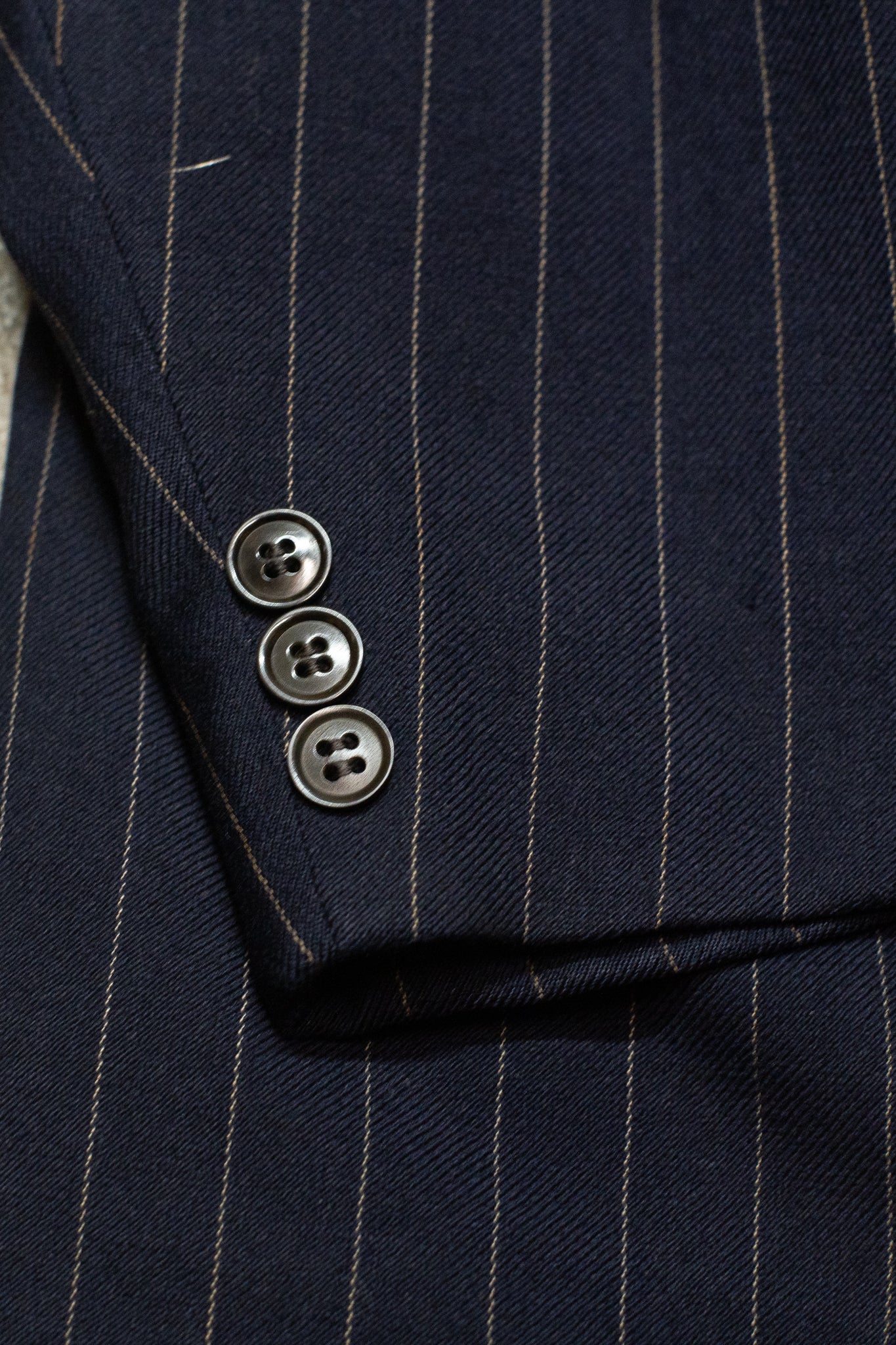 CC41 British 1940s DB Peak Lapel Blazer