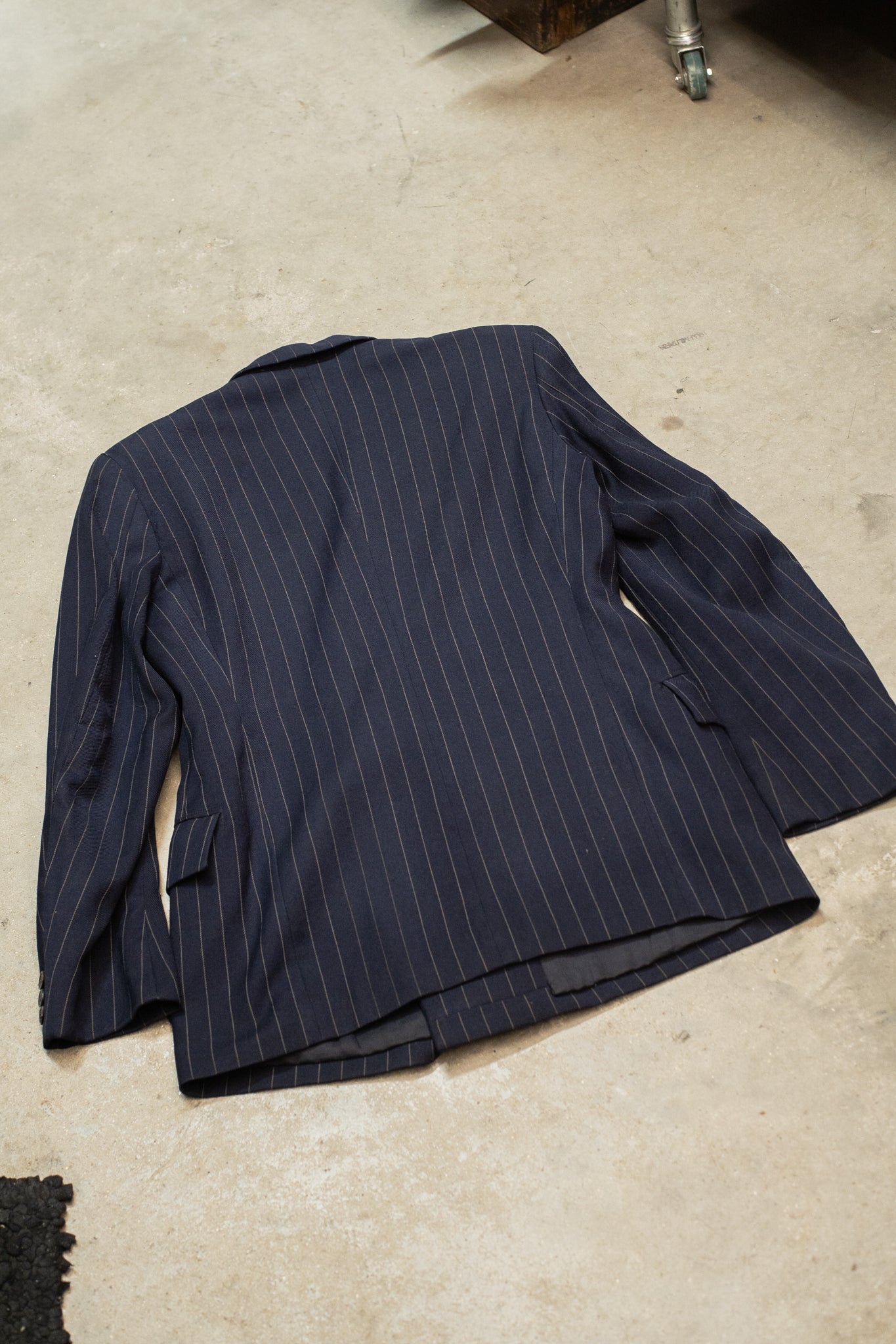 CC41 British 1940s DB Peak Lapel Blazer