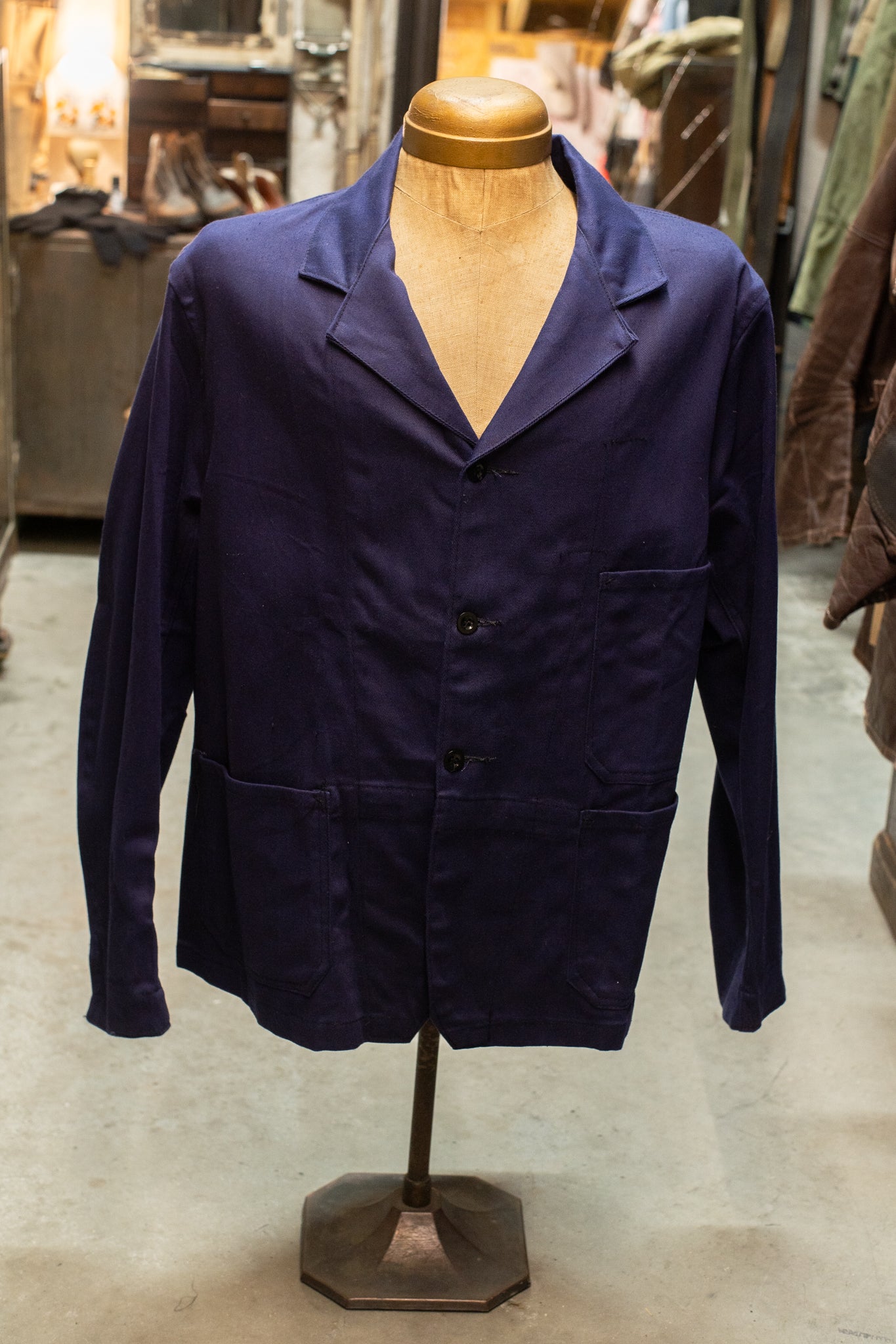 Deadstock 1960s British Workwear Blazer Cotton Drill