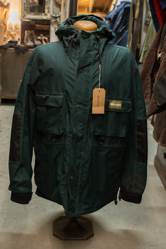 1990s Technical Fishing Jacket In Ventile Like Fabric