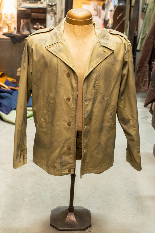 Hand Painted WW2 Cropped US Army M43 Jacket Reproduction