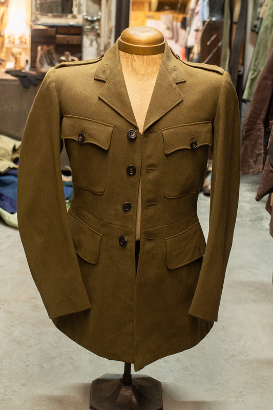 1940s British Army WW2 Tunic With Civvie Horn Buttons