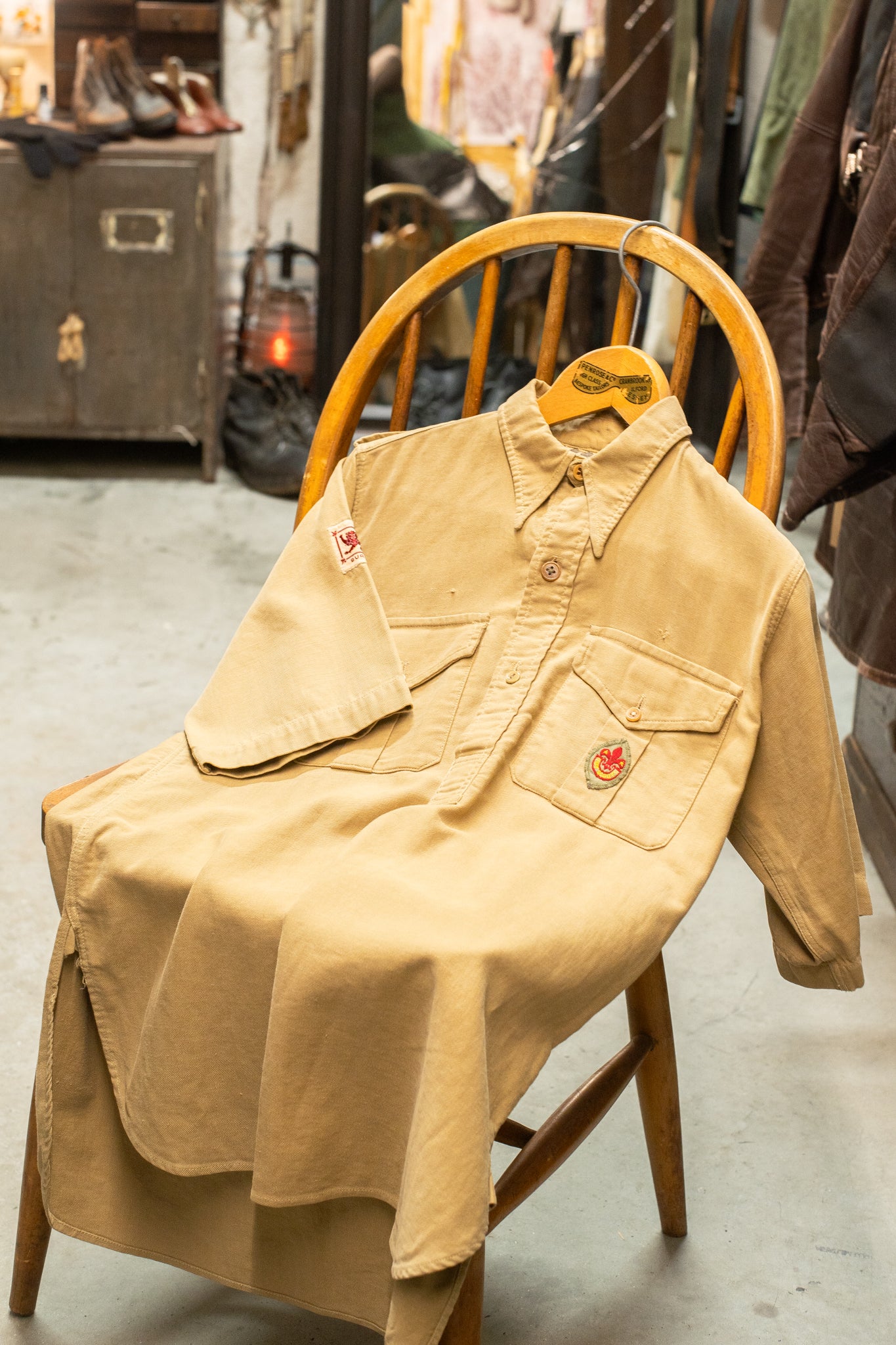 CC41 1940s Scouts Drill Cotton Shirt