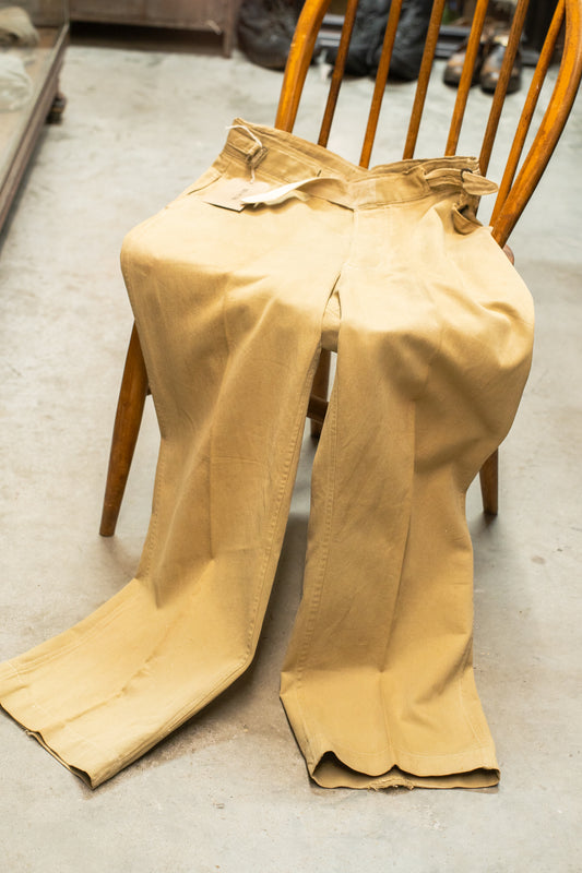 1940s WW2 Ghurka X Waist British Army Trousers