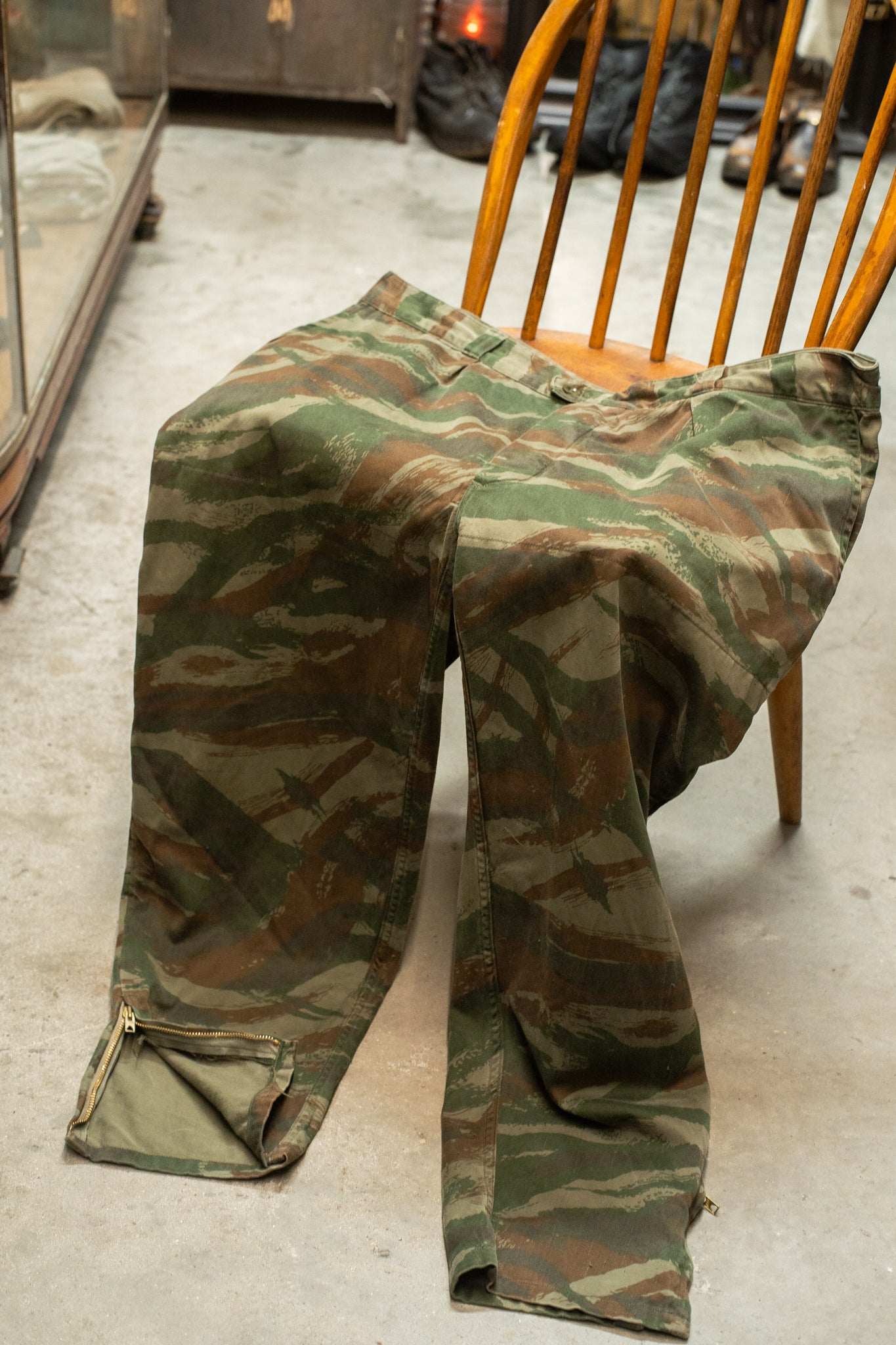 French 1960s Lizard CAMO Para Trousers