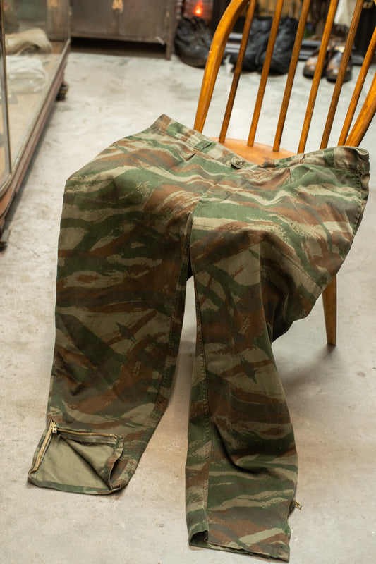 French 1960s Lizard CAMO Para Trousers
