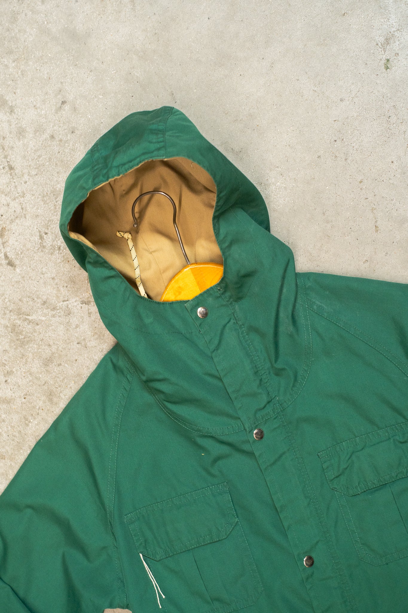Made In USA 1960s 1970s Outdoors Backpack Parka Jacket By Eastern Mountain Sports